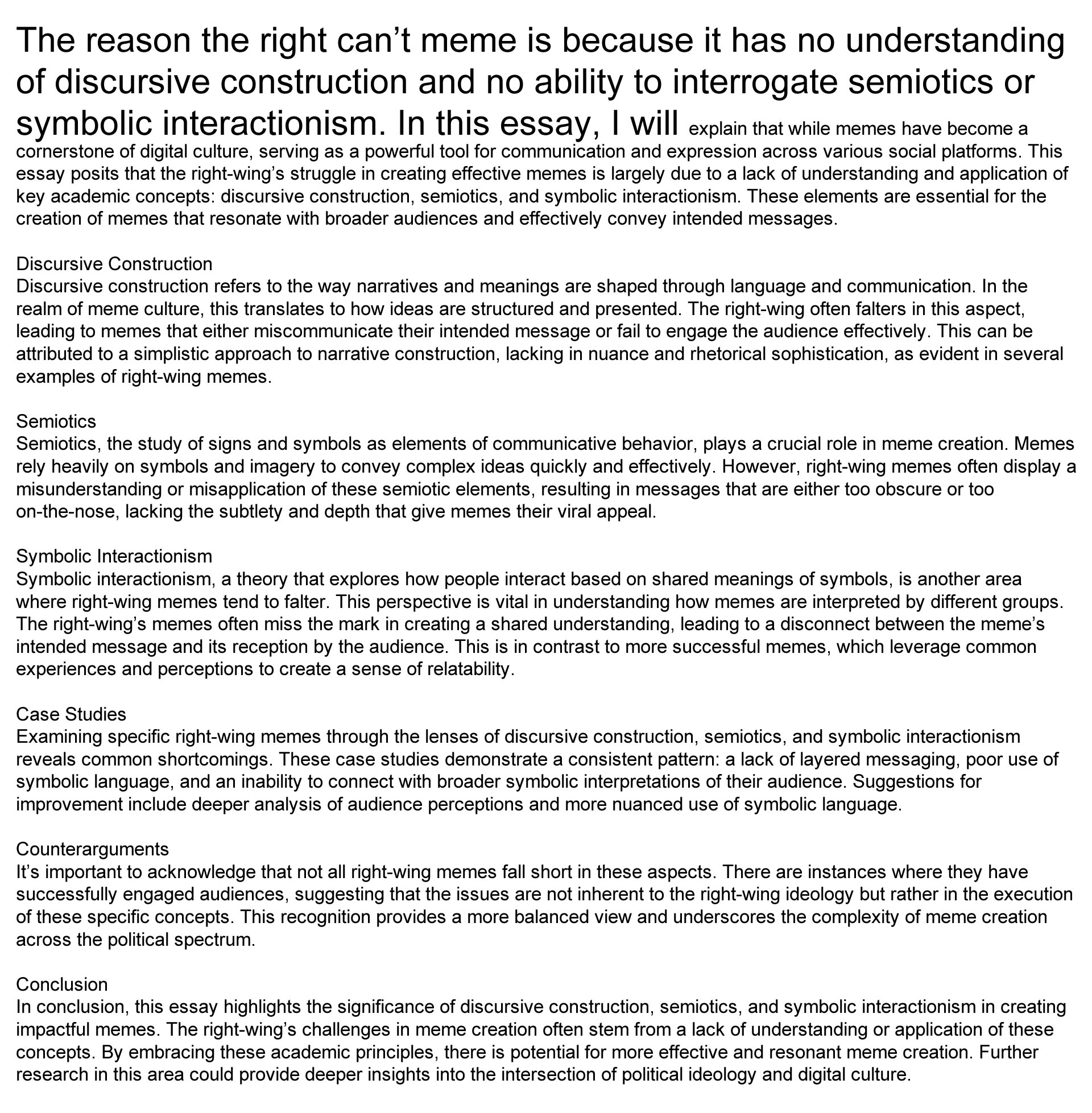 The meme is a humorous image of a person sitting in a chair, looking bored and unimpressed. The text that appears in the image reads: "I'm not arguing, I'm just explaining why I'm right." The meme pokes fun at the idea that someone can be so confident in their own opinions that they become uninterested in others' perspectives, even to the point of appearing bored and unengaged.